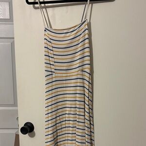 Striped Spaghetti Strap Dress